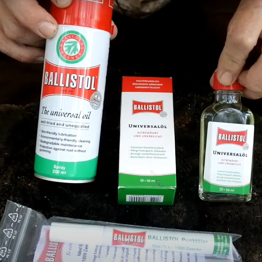 ballistol on fishing reels Multi-Purpose Oil - Cleans, Lubricates & Protects Thanks to the 3.3 Ballistol Bondall