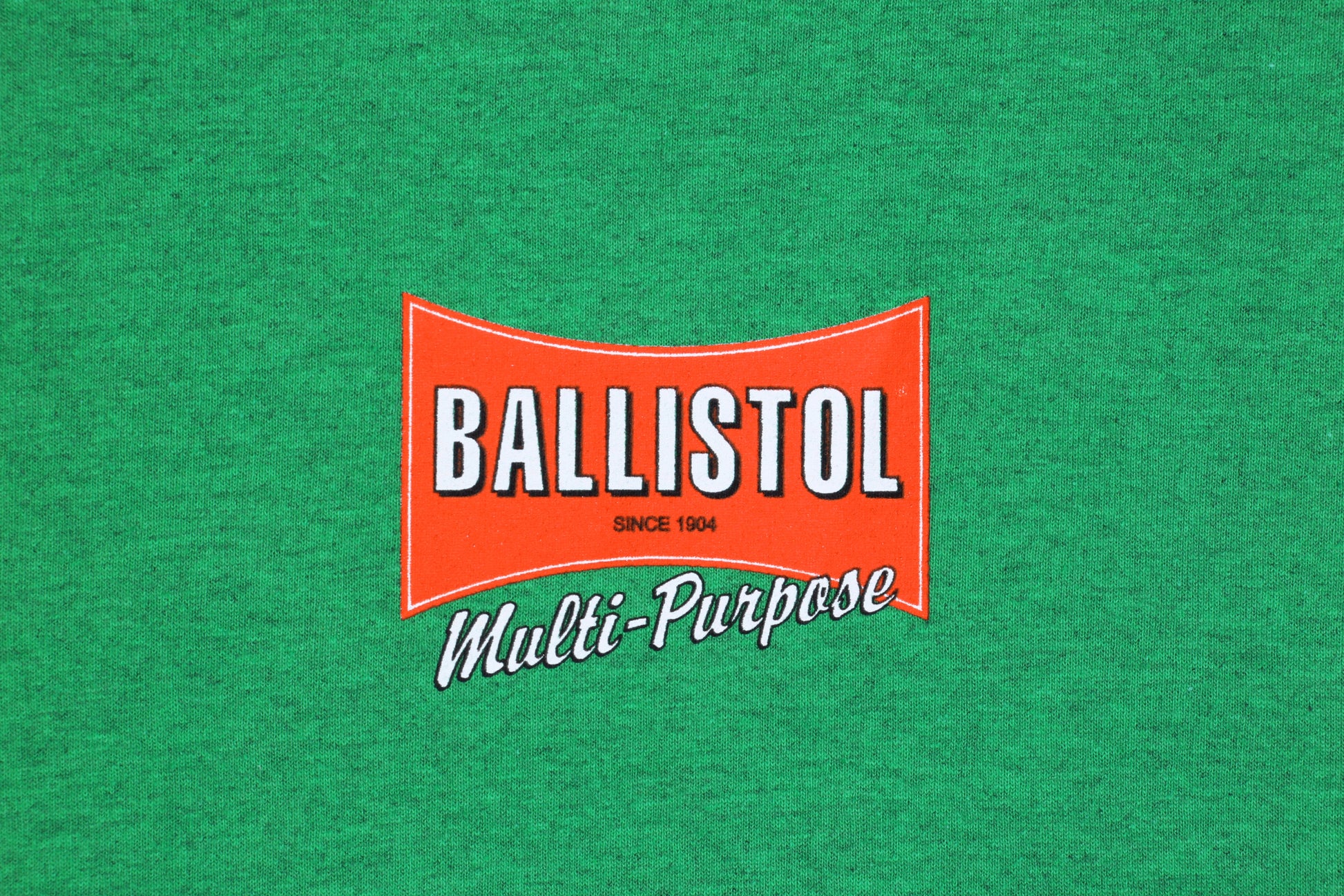 Ballistol multi-purpose product logo on a green background